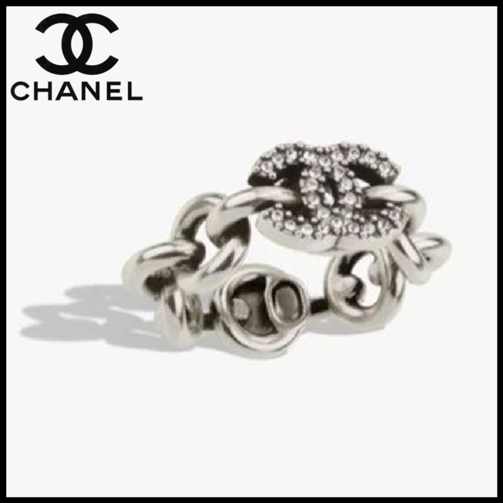 【25A☆メンズもOK】CHANEL CCマーク リング 存在感抜群