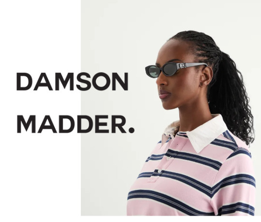 サングラス Damson Madder Catty Oval Sunglasses