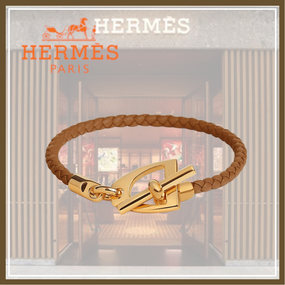 【エレガント♡】HERMES レザーブレスレット 《エトリエ》