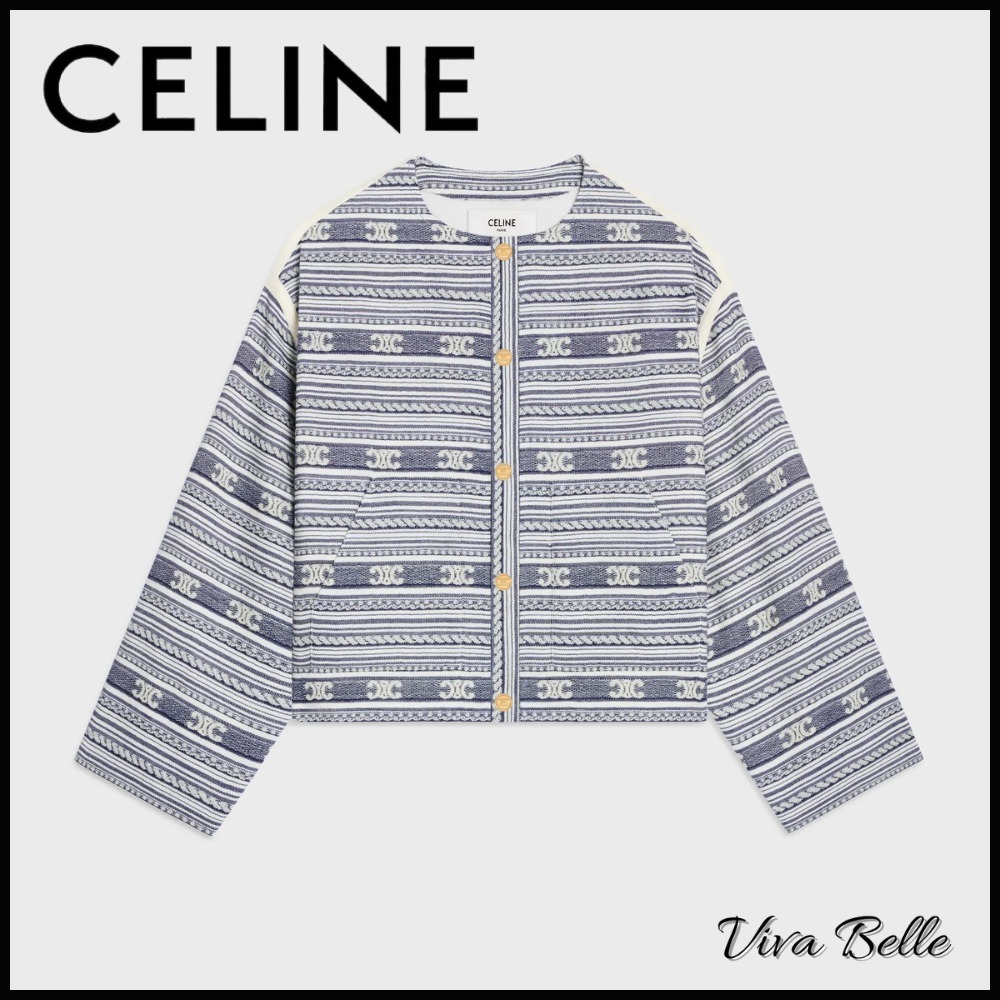 【存在感ある】CELINE バハ カーディガンジャケット