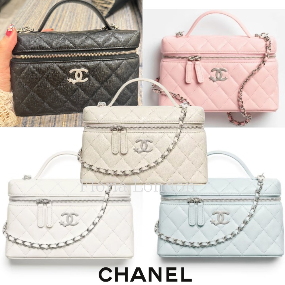 CHANEL【大人気のスターロゴ★】CHANEL バニティバッグ クラッチ