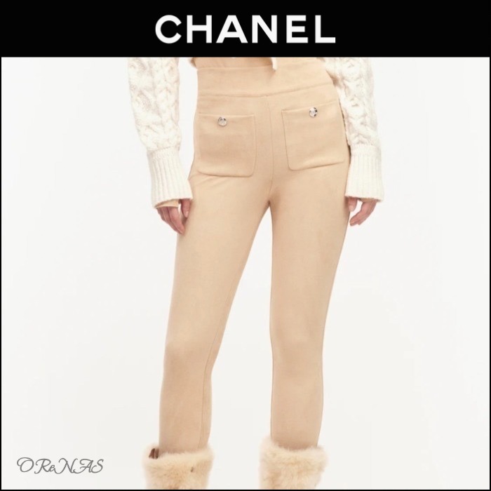 【スタイリッシュで普段使いに贅沢を♪】CHANEL レギンス