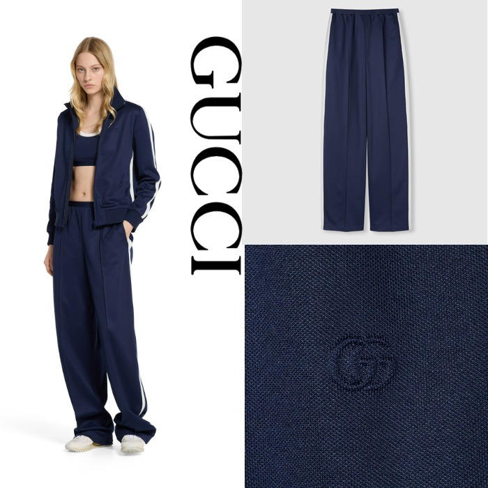 日本未入荷【GUCCI】ダブルG テクニカルジャージー パンツ