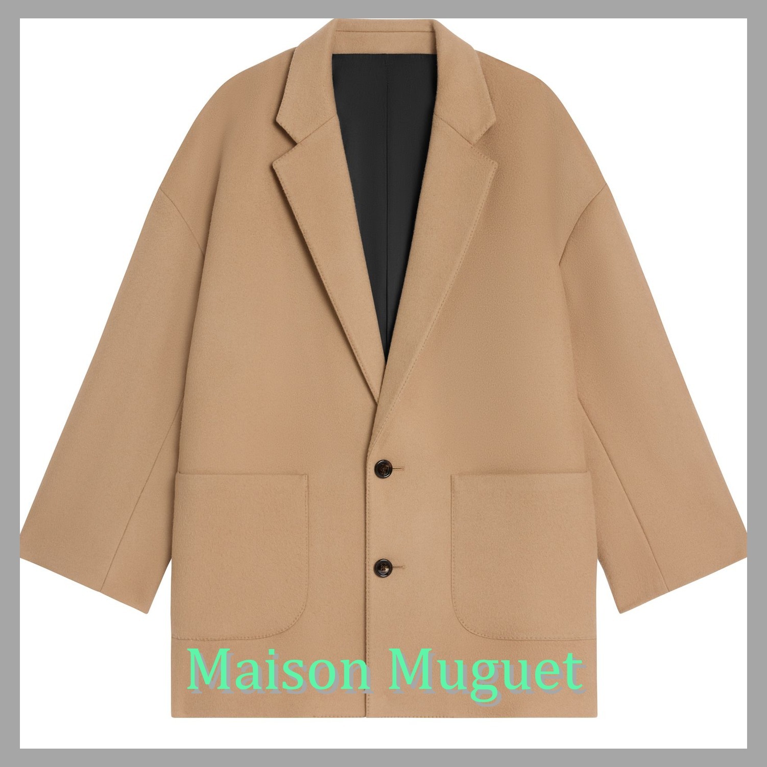 【直営・関税送料込】Egg coat in cashmere