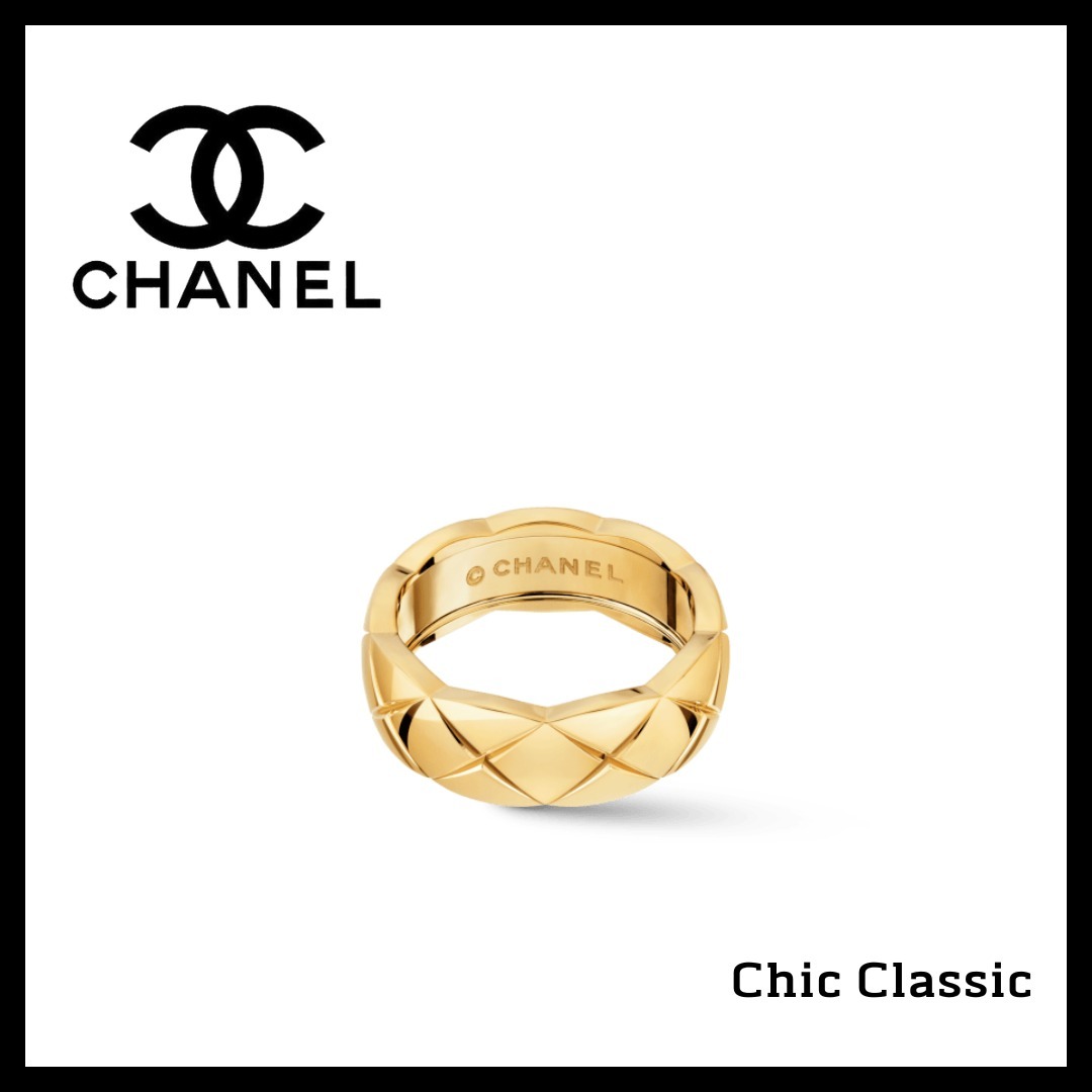【CHANEL】 ココ クラッシュ コレクション リング ゴールド