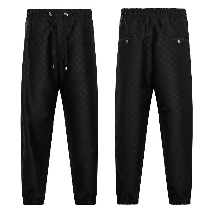 人気【BALMAIN】ドローストリング ウエストジョガーパンツ