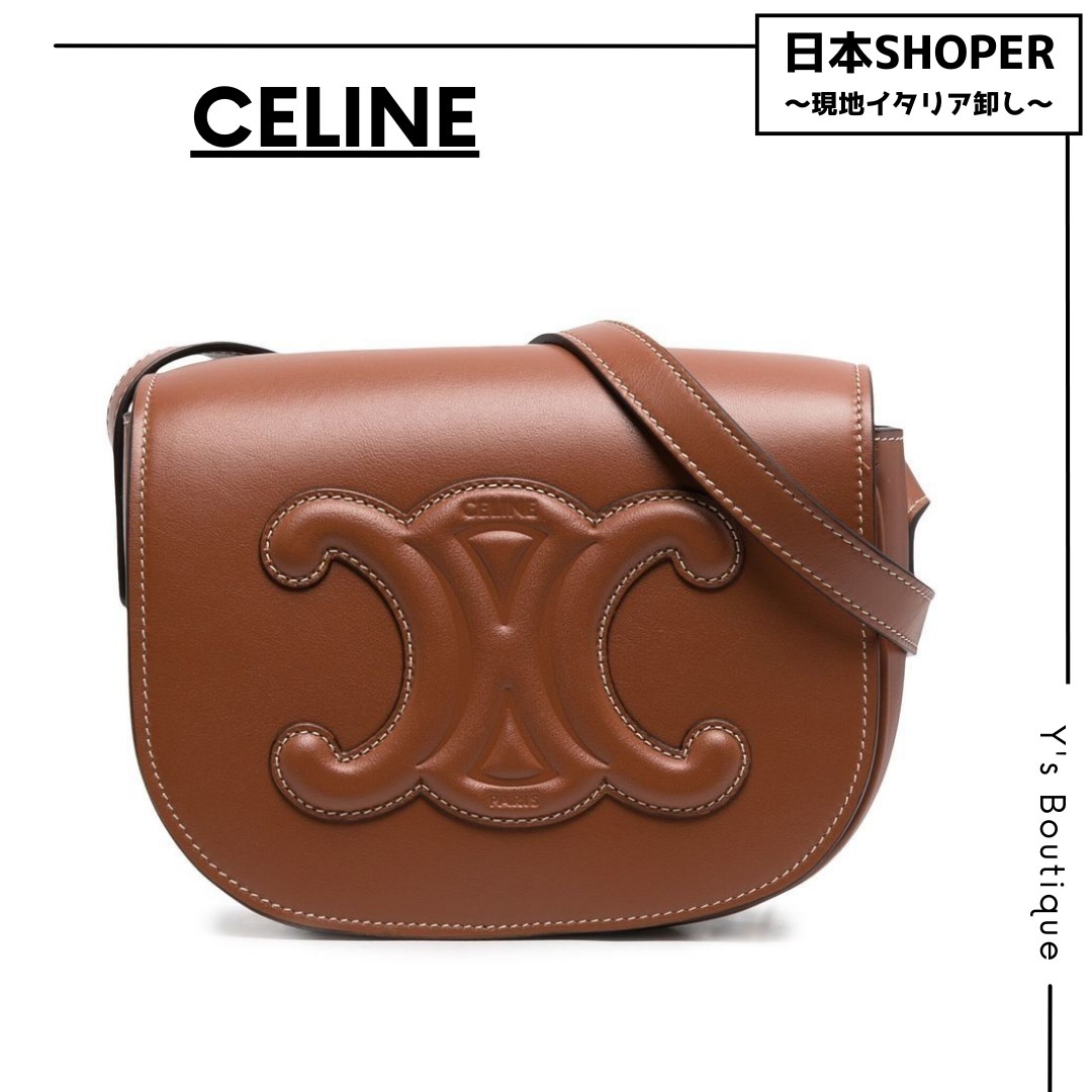 【CELINE】フォルコ キュイル トリオンフ ハンドバッグ
