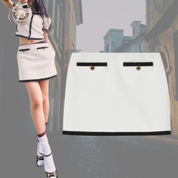 【GUCCI】コットン ツイード スカート