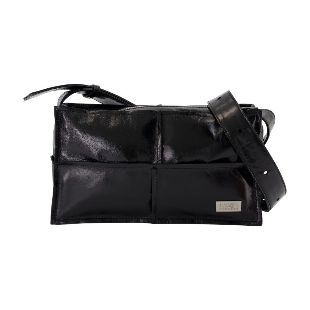 ショルダーバッグ Mm6 By Maison Margiela Top Handle Mini Crossbody - Leather -