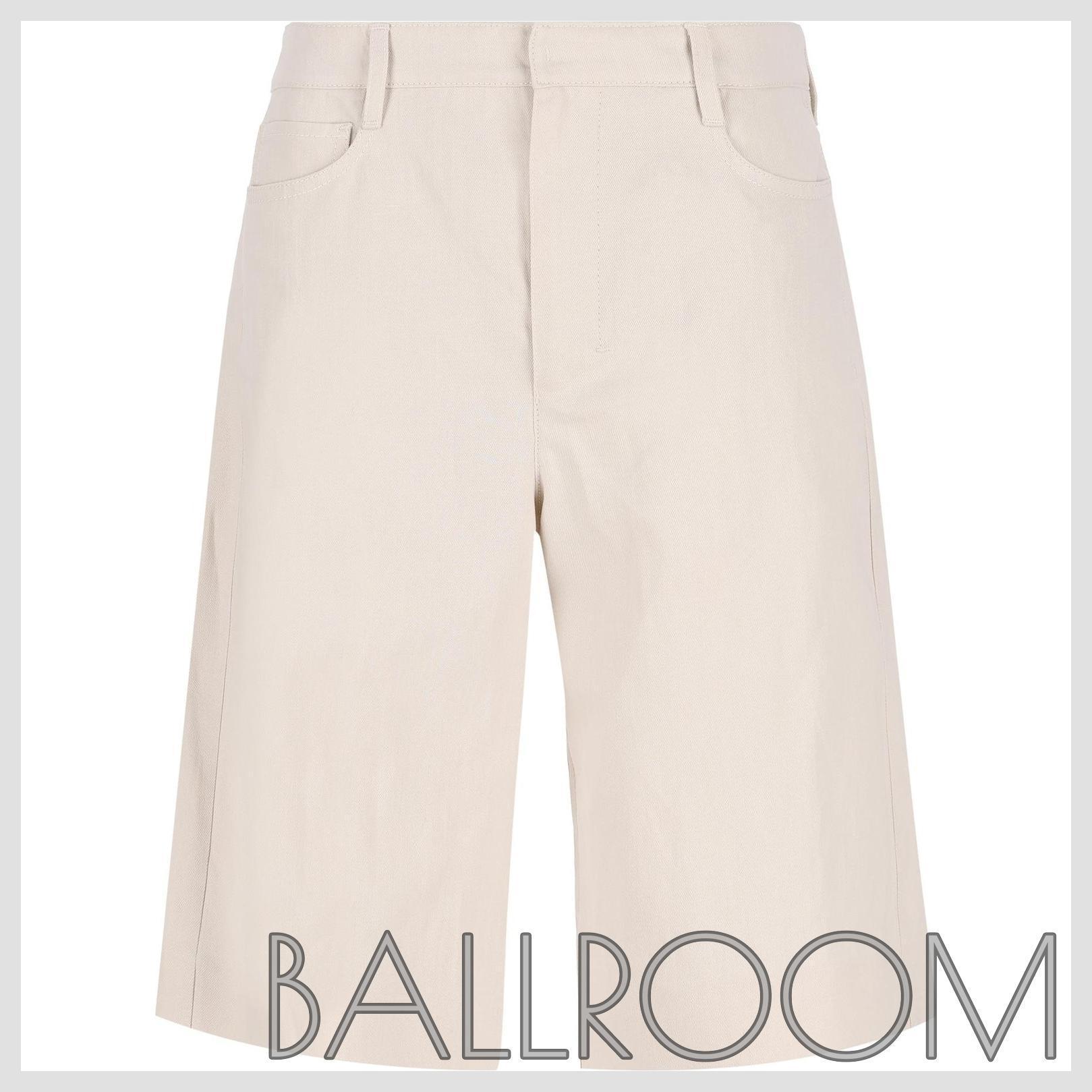 ショーツ S MAX MARA COTTON TWILL SHORTS