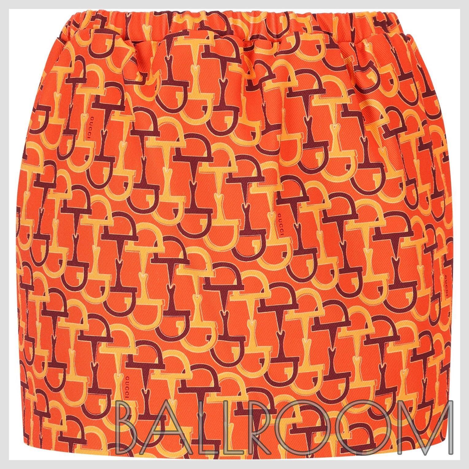 ミニスカート GUCCI COTTON MINI SKIRT