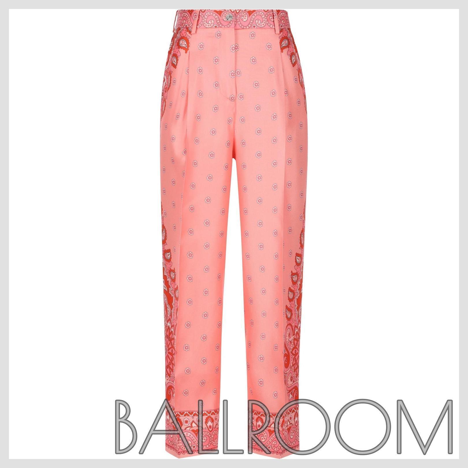 パンツ ETRO SILK TROUSERS