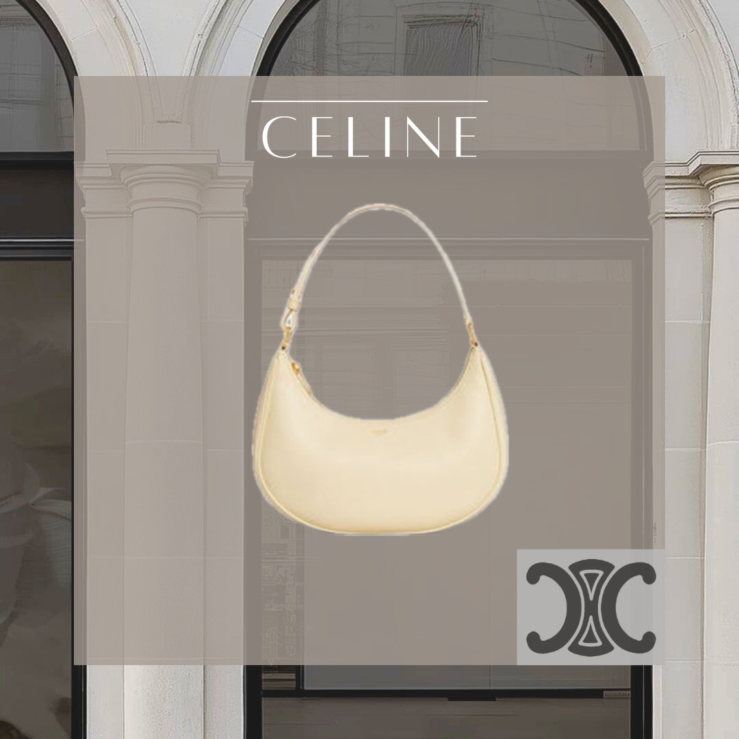 CELINE AVA バッグ スムースカーフスキン ロゴ 193953DGQ11OY