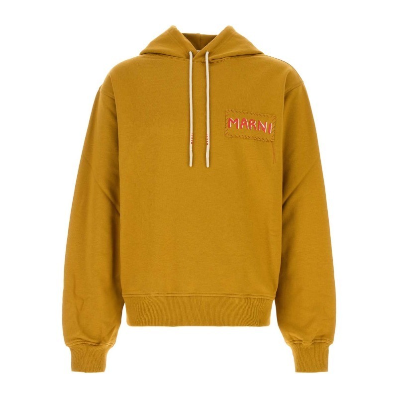 パーカー・フーディ MARNI Mustard cotton sweatshirt (FUMU0137X0UTC275 00Y80)