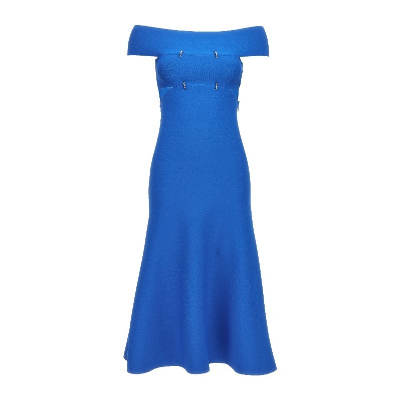ワンピース alexander mcqueen Off-shoulder puffer dress