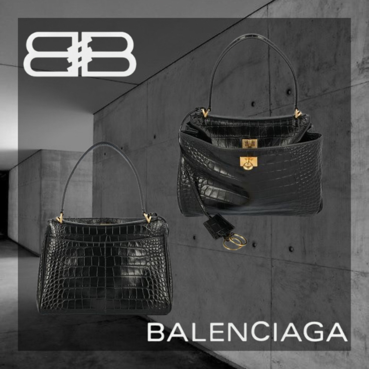 関税込み BALENCIAGA ロデオ スモール ハンドバッグ