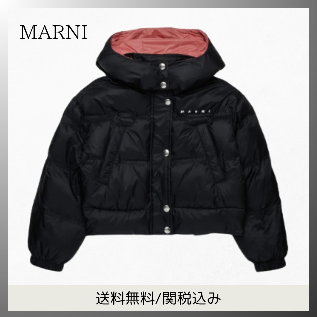 MARNI◆ フード付 ロゴ パデッド ジャケット《大人もOK★》