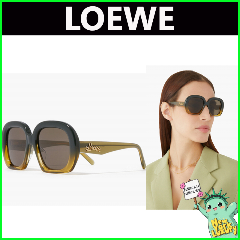 LOEWE★素敵！Gradient Curvy LW40113U Sunglasses