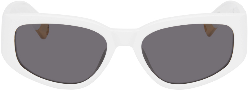 【関税込み】JACQUEMUS ホワイト Les Lunettes Gala サングラス