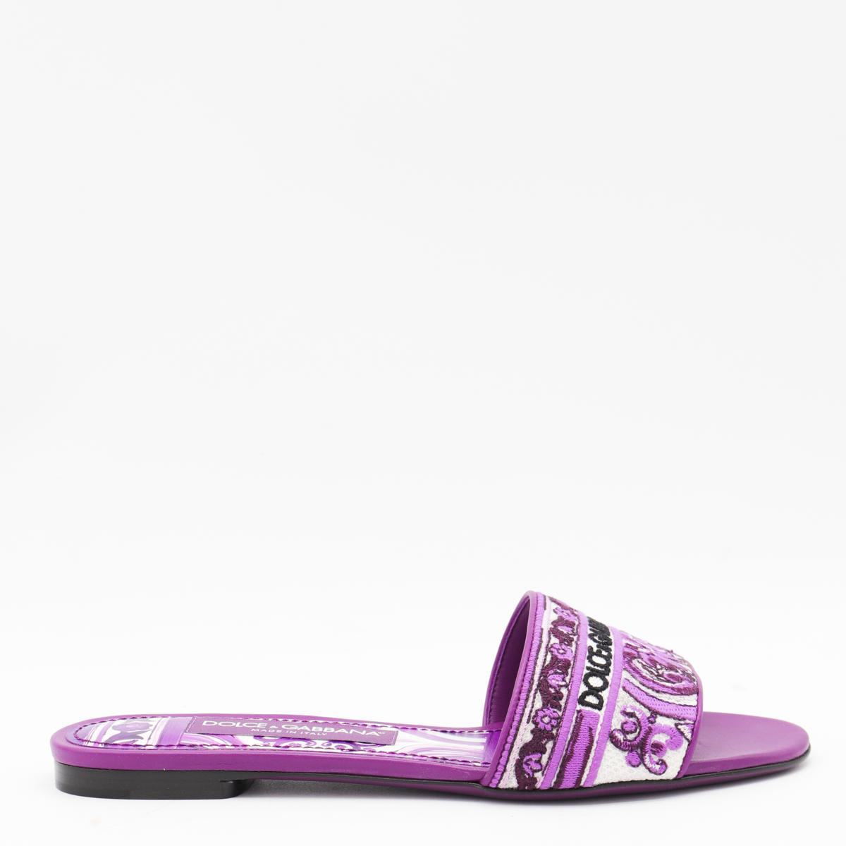 【関税＆送料込み】Dolce & Gabbana Purple Flats