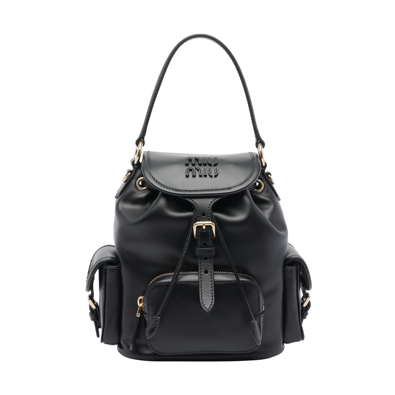 バックパック・リュック MIU MIU LEATHER BACKPACK