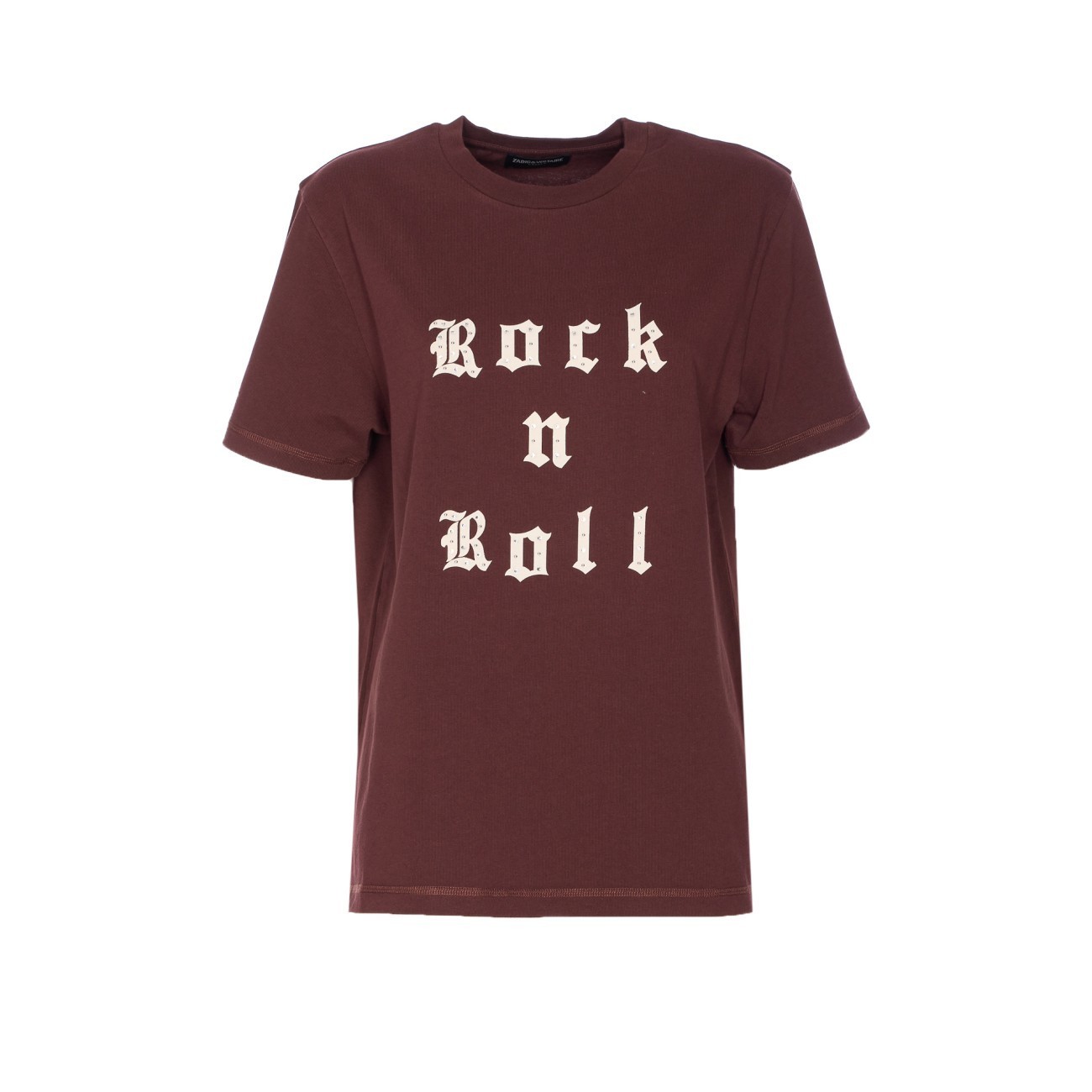 Tシャツ・カットソー ZADIG&VOLTAIRE EDWIN ROCK N ROLL STRASS T-SHIRT