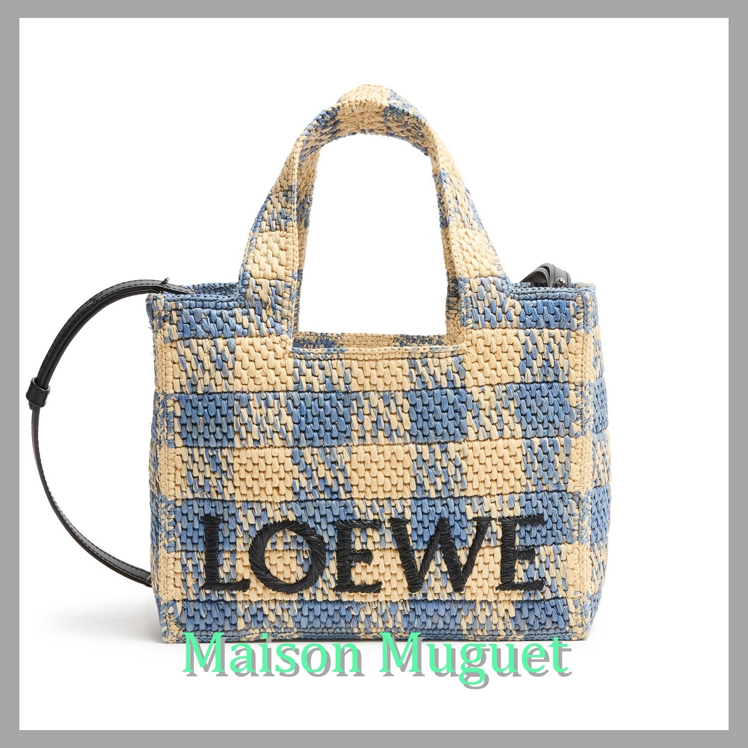 【直営・関税送料込】LOEWE Font Gingham s