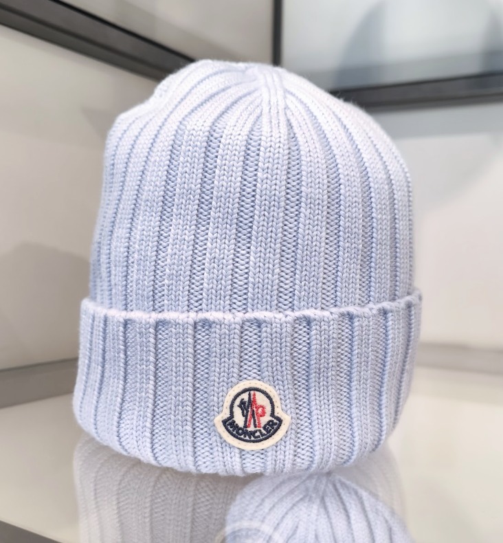 【MONCLER】24SS ロゴパッチ ニットビーニー