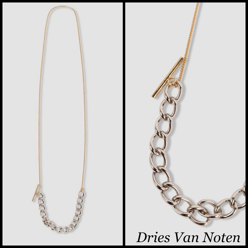 【関税込】人気◆Dries Van Noten ドリス◆チェーン ネックレス