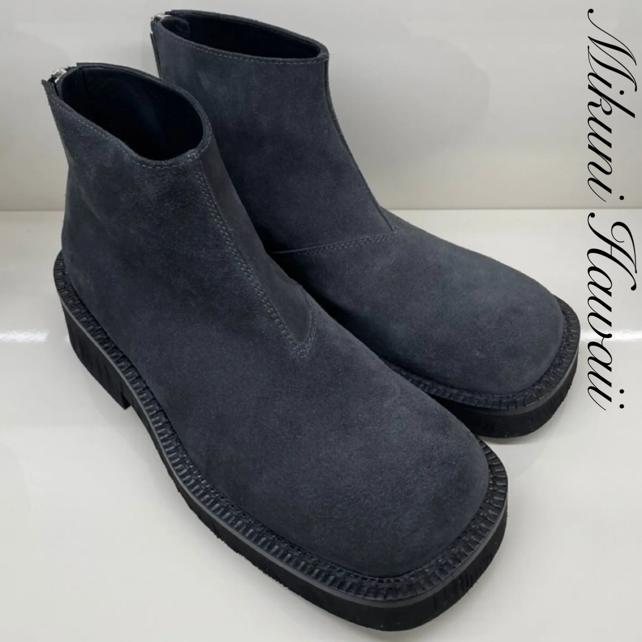 最終セール★MM6 Maison Margiela★バックジッパー ブーツ