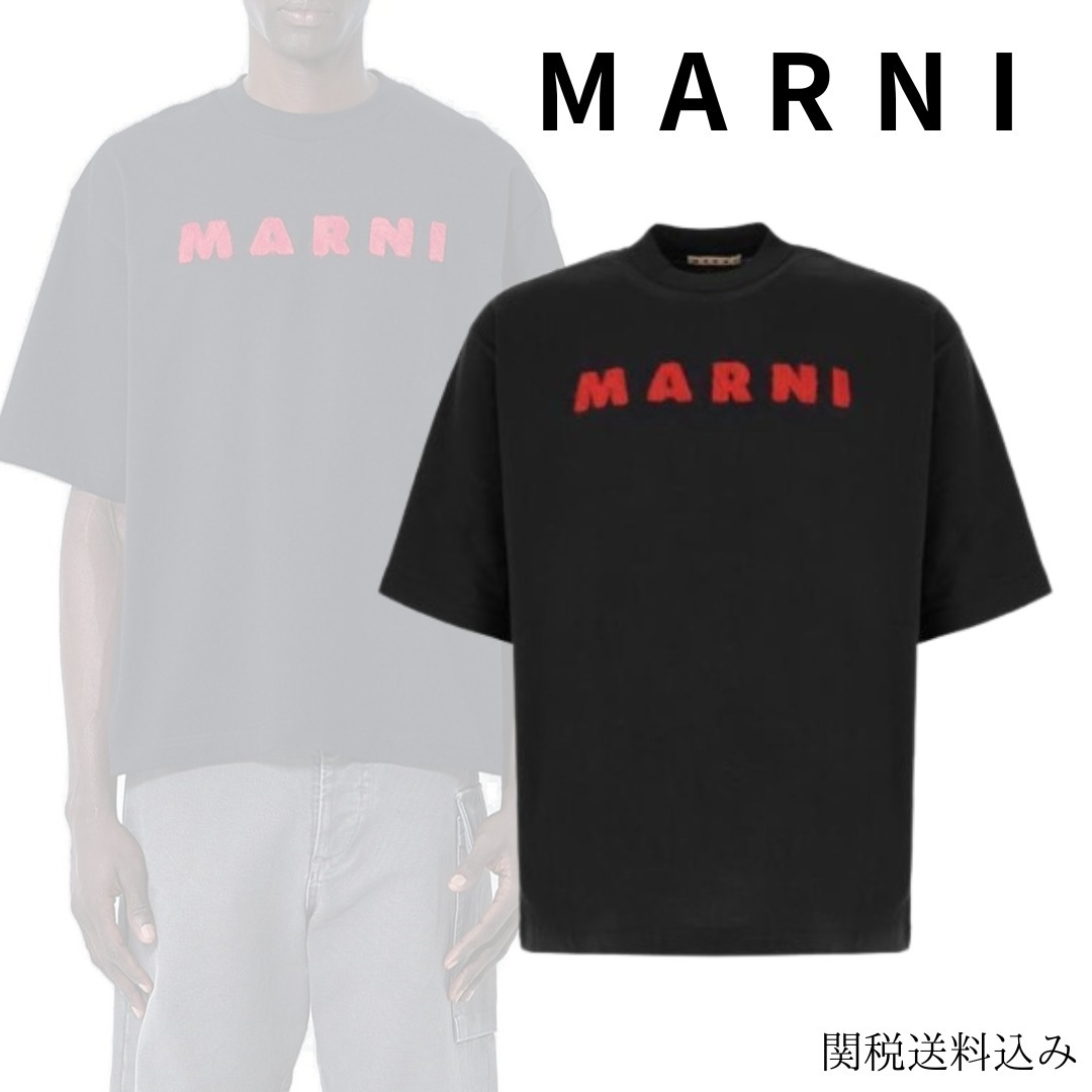 【MARNI】 ロゴ フロックTシャツ【関税送料込】