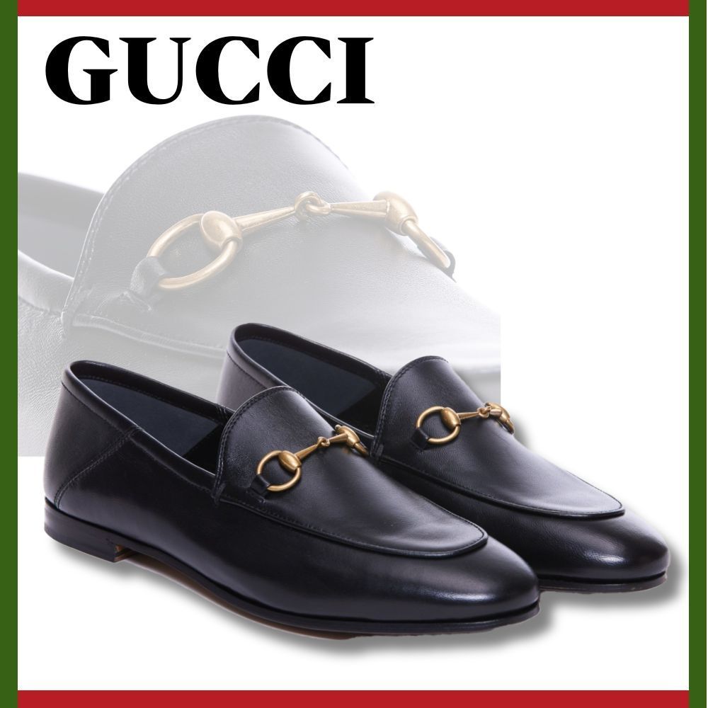 関税送料込☆【GUCCI】グッチ ホースビット ローファー
