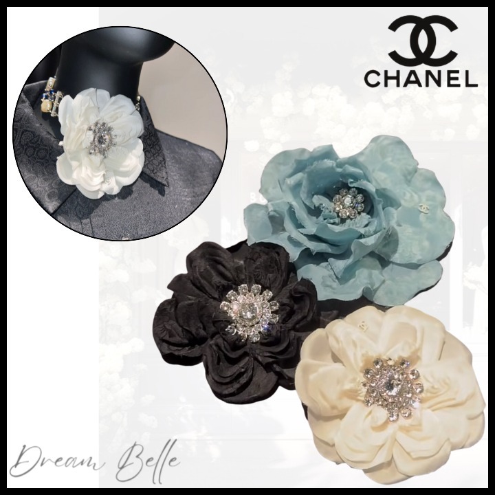 【胸元に華を添える】CHANEL コサージュ ブローチ