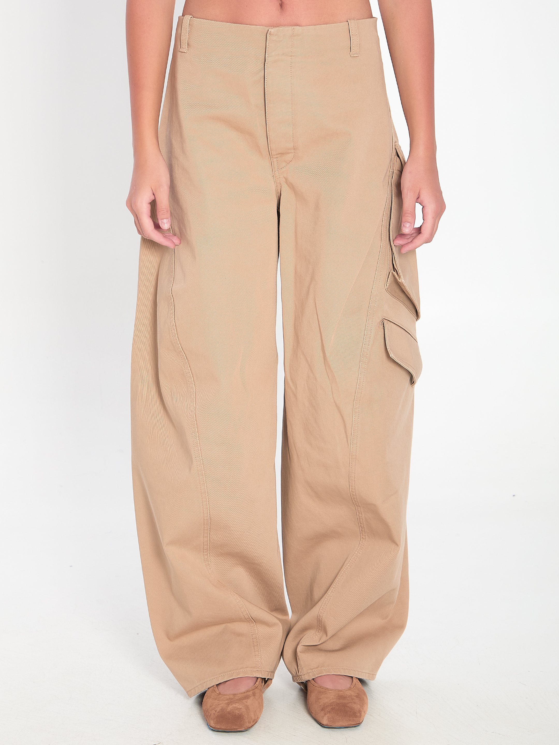 パンツ ALAIA Rounded cargo trousers
