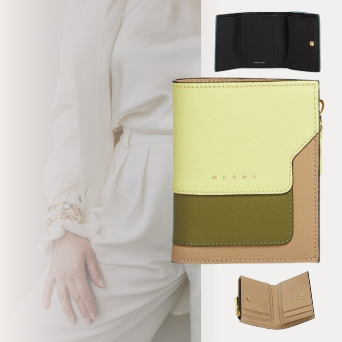 MARNI TRUNK 2つ折りジップウォレット