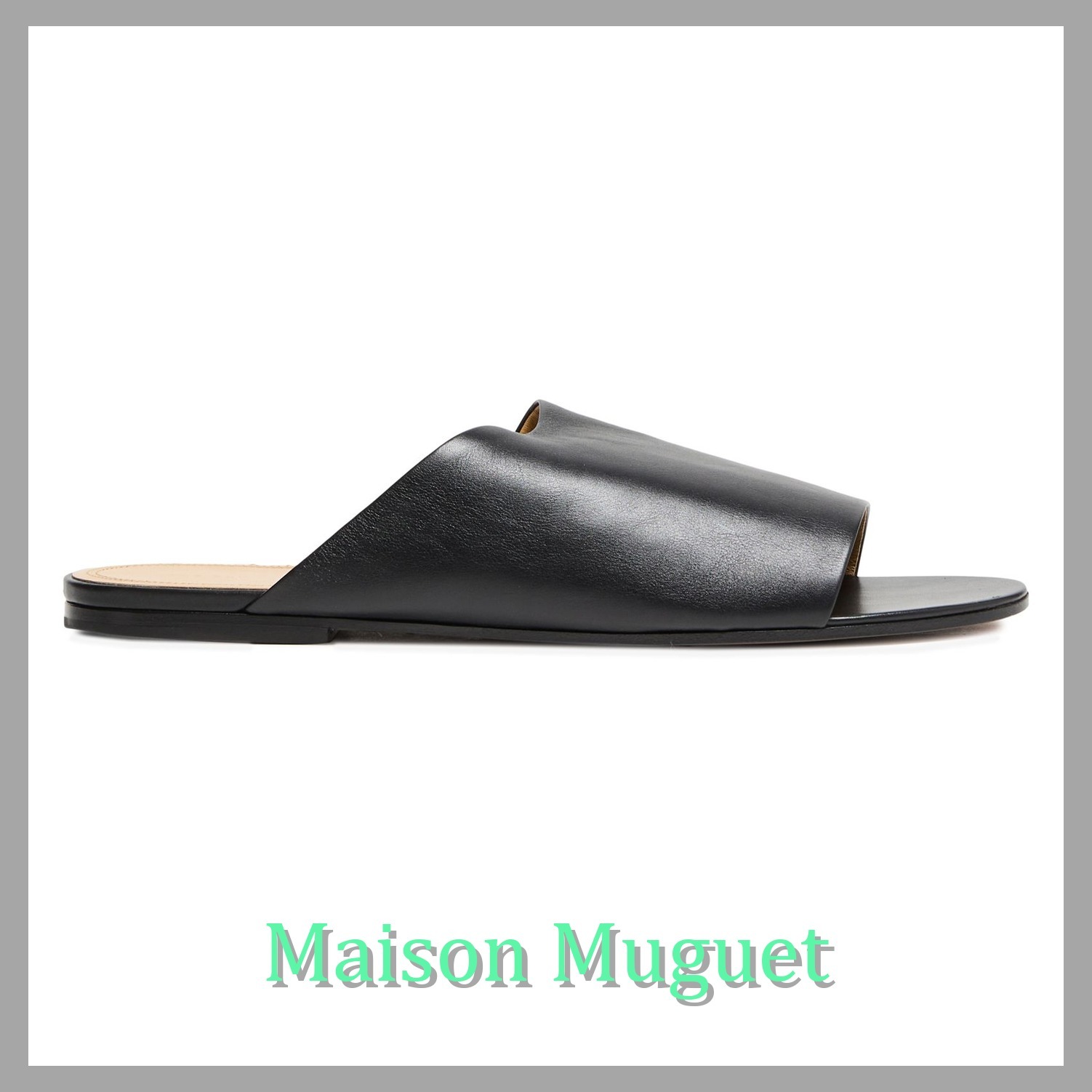 【直営・関税送料込】Signum mules in leat