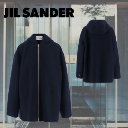 【JIL SANDER】ジルサンダー ウール ジャケット ネイビー