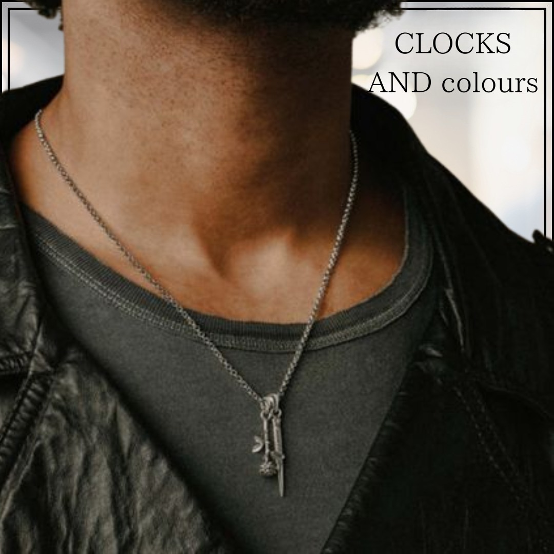 【CLOCKS AND colours】バラ ナイフ ネックレス/関税・送料込み