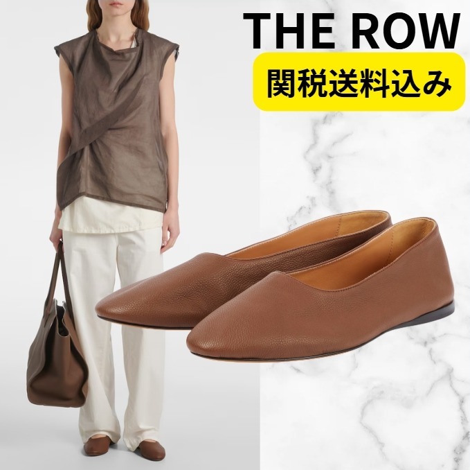 洗練されたデザイン★THE ROW Awar leather ballet flats
