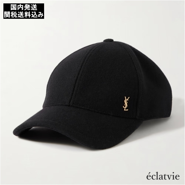 【関税込・国内発送】SAINT LAURENT YSL ベースボールキャップ