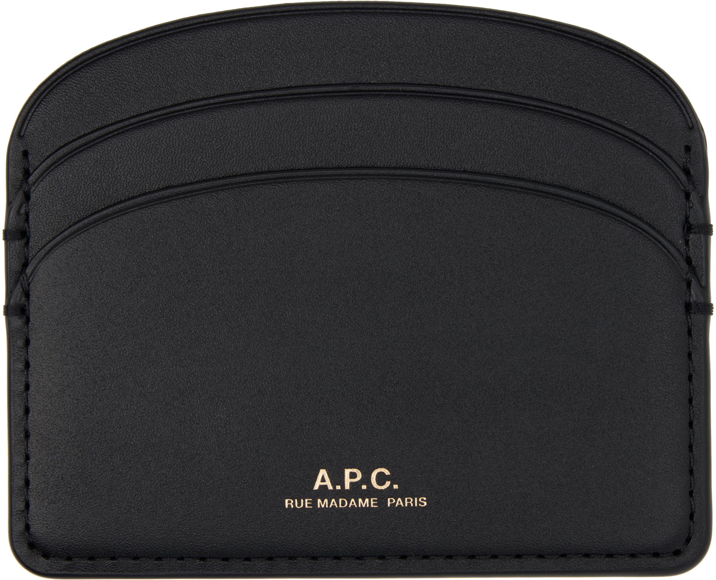 【関税込み】A.P.C. ブラック Demi-Lune カードケース