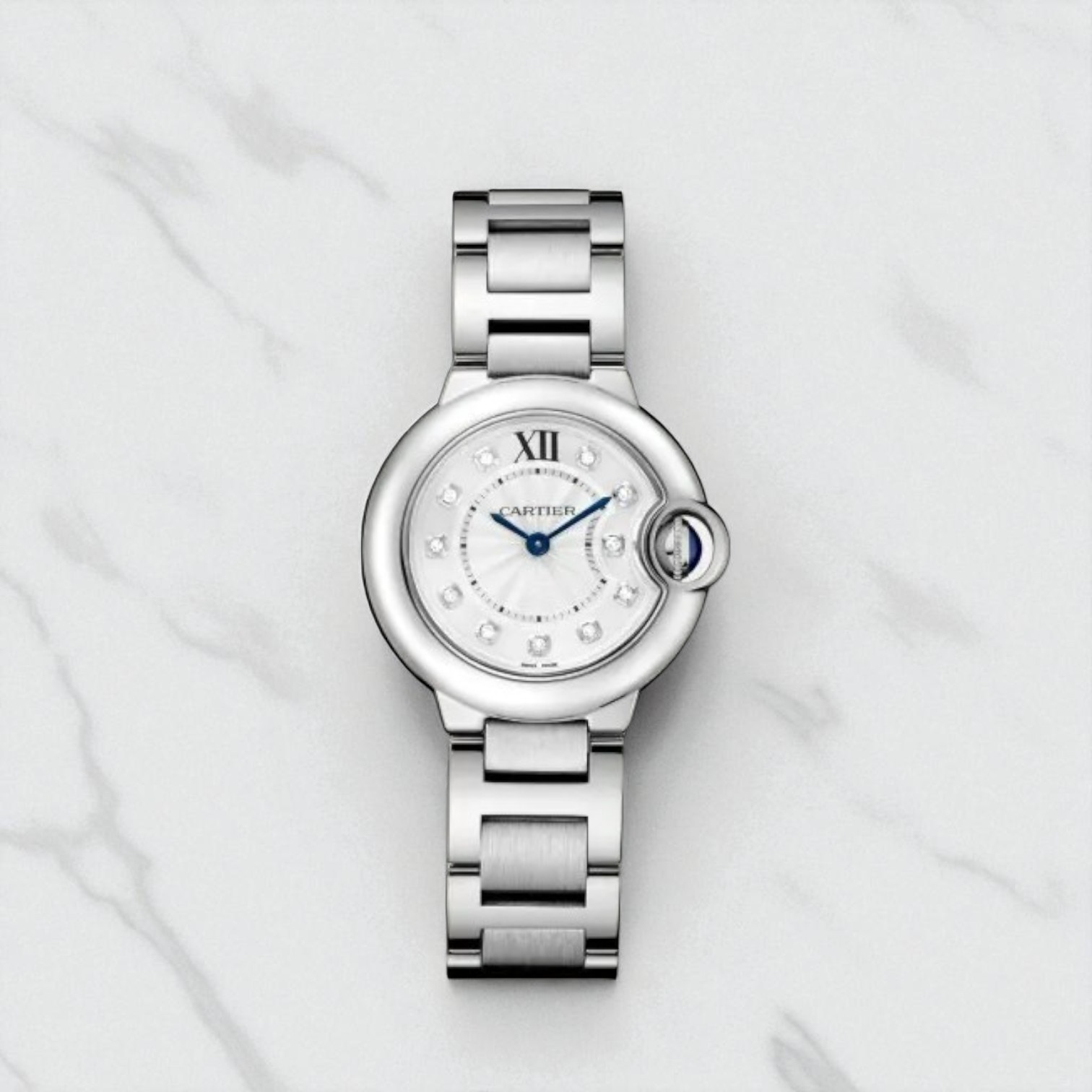 【CARTIER】カルティエ★バロンブルードゥ腕時計【ランク：A】