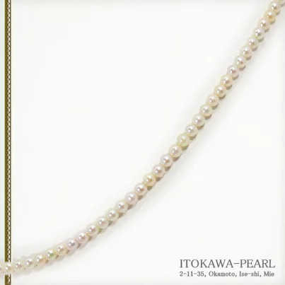 4042：あこや真珠ベビーパールネックレス＜3〜3.5mm＞N-12921
