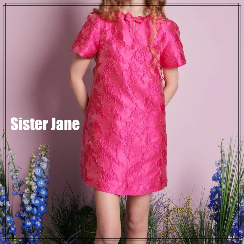 Sister Jane ピンク半袖ミニドレス 関税送料込み