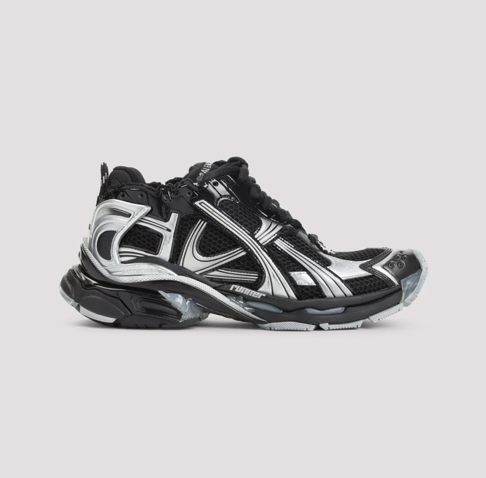 BALENCIAGA バレンシアガ ブラック シルバー スニーカー 関税込