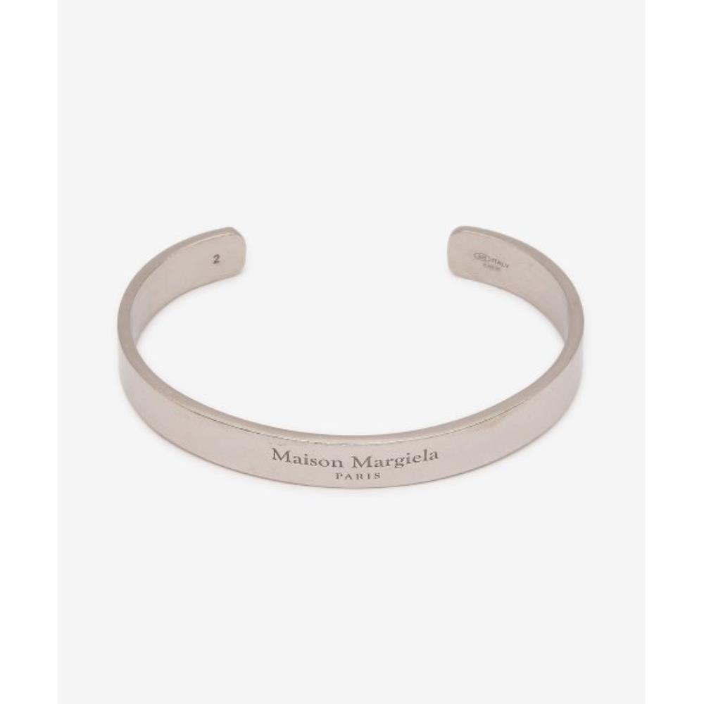 ★Maison Margiela★ Logo Bracelet Palladio Burattato SM1UY00