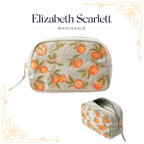 Elizabeth Scarlett オレンジブロッサムメイクアップバッグ