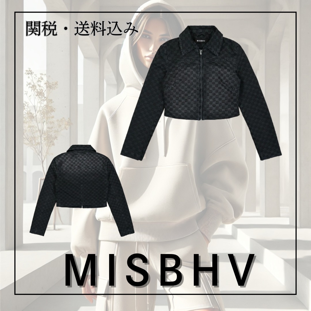 関税込み＊MISBHV＊ジャカード デニム モノグラム ジャケット