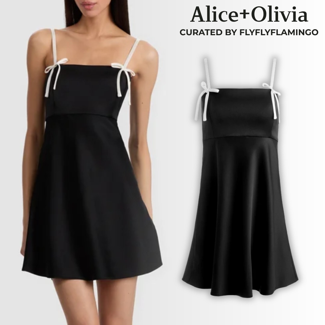 【Alice+Olivia】MORGAN ベビードール Aライン ミニ丈 ドレス
