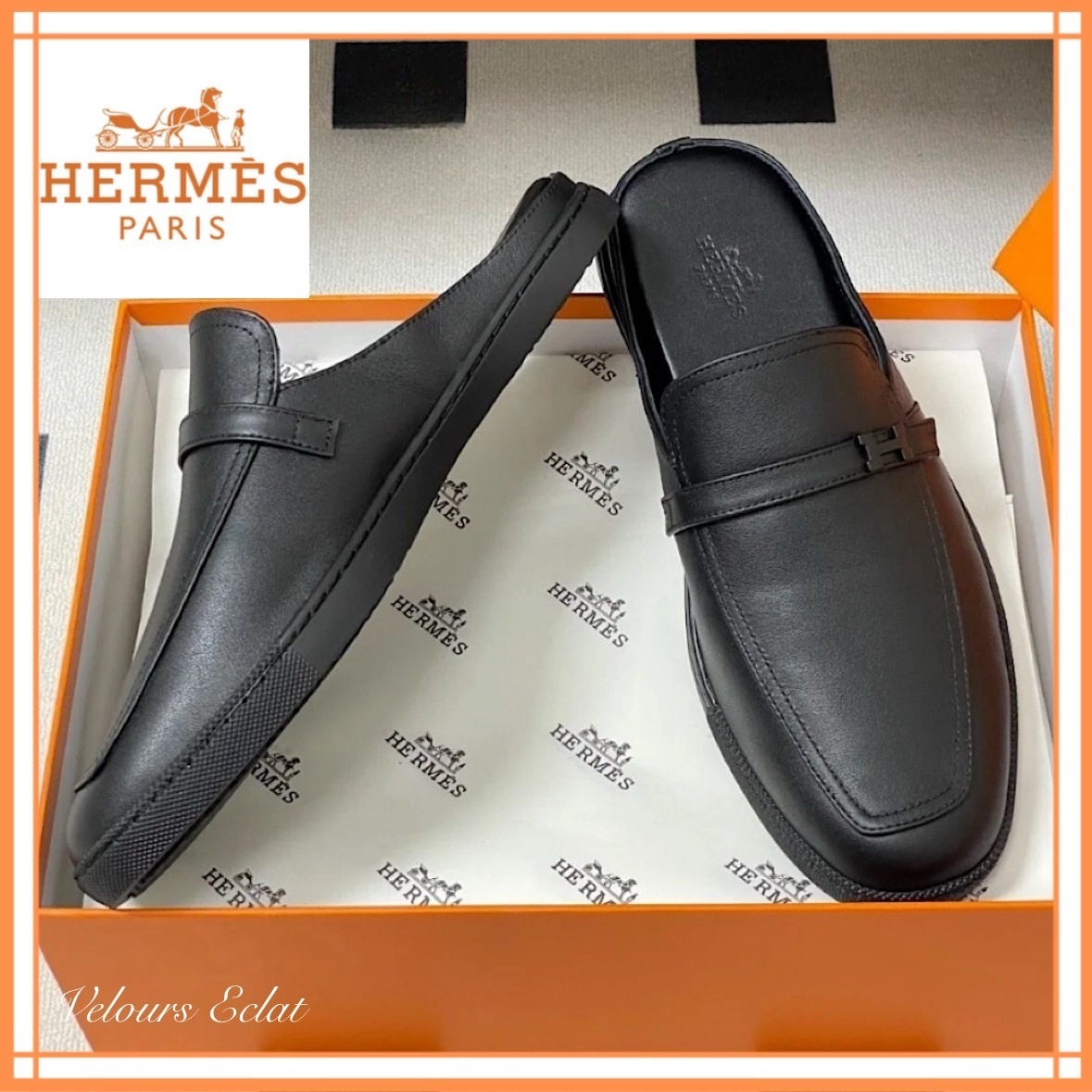 大人の抜け感♪【HERMES】ライクリー《Likely》ミュールサンダル